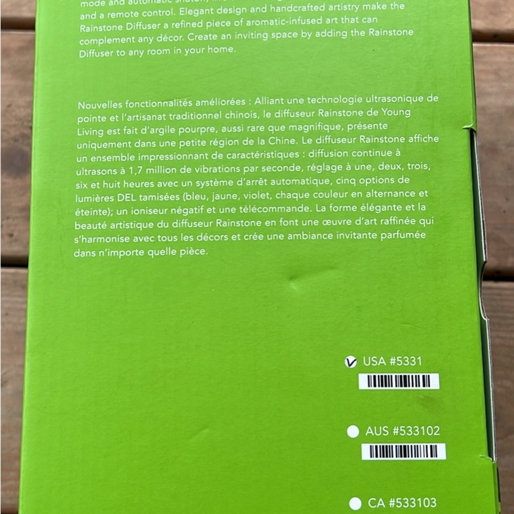 Young Living Rainstone Diffuser Open Box NEW - Picture 4 of 6